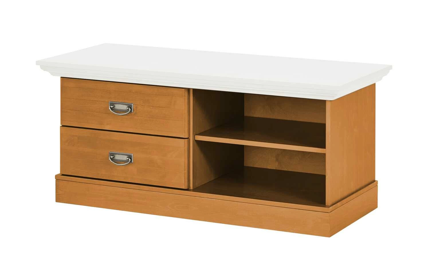 maison bleue Lowboard Florian | bernsteinfarben / Weiß 1 maison bleue Lowboard Florian | bernsteinfarben / Weiß