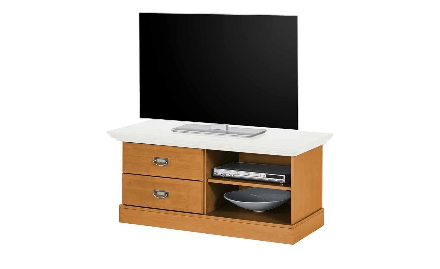 maison bleue Lowboard Florian | bernsteinfarben / Weiß 6 maison bleue Lowboard Florian | bernsteinfarben / Weiß – Bild 6