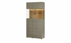 Berger & Rath Vitrine Claro | Londra (Hellgrau) Sichtbare Rückwand: Wildeiche ohne Glaseinlegeböden -Kommode & Sideboards Verkäufe 13232077 2 202108192239