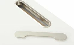 maison bleue TV-Element Petit Chalet | 119|cm Weiß / Weiß -Kommode & Sideboards Verkäufe 13232332 10 202206231234