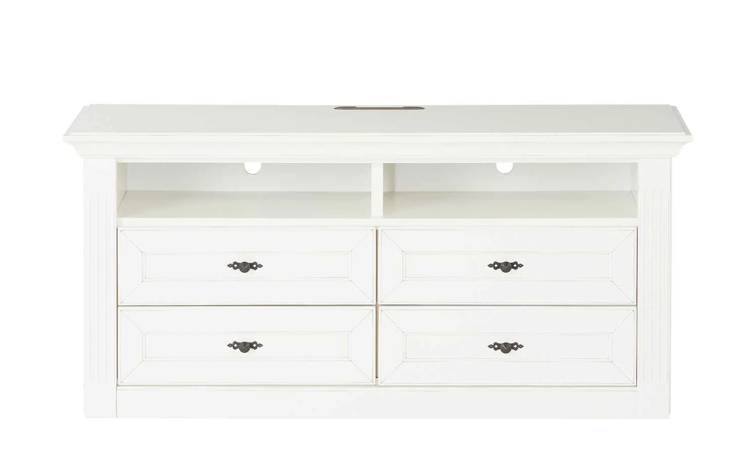 maison bleue TV-Element Petit Chalet | 119|cm VIntage Weiß / Vintage Weiß 2 maison bleue TV-Element Petit Chalet | 119|cm VIntage Weiß / Vintage Weiß – Bild 2