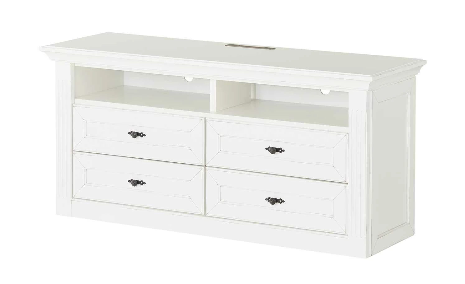 maison bleue TV-Element Petit Chalet | 119|cm VIntage Weiß / Vintage Weiß 1 maison bleue TV-Element Petit Chalet | 119|cm VIntage Weiß / Vintage Weiß