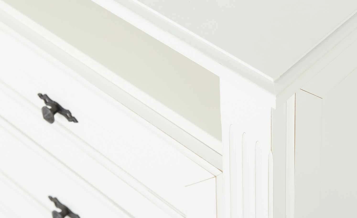 maison bleue TV-Element Petit Chalet | 119|cm VIntage Weiß / Vintage Weiß 3 maison bleue TV-Element Petit Chalet | 119|cm VIntage Weiß / Vintage Weiß – Bild 3