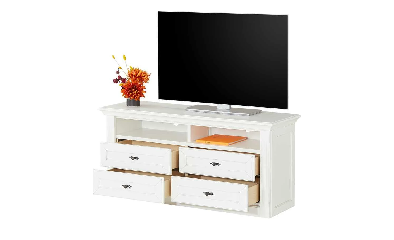 maison bleue TV-Element Petit Chalet | 119|cm VIntage Weiß / Vintage Weiß 9 maison bleue TV-Element Petit Chalet | 119|cm VIntage Weiß / Vintage Weiß – Bild 9