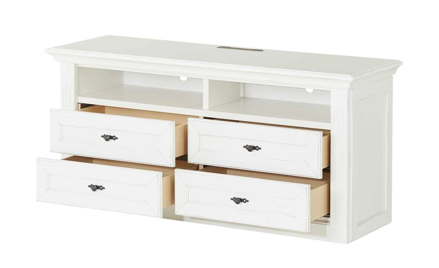 maison bleue TV-Element Petit Chalet | 119|cm VIntage Weiß / Vintage Weiß 10 maison bleue TV-Element Petit Chalet | 119|cm VIntage Weiß / Vintage Weiß – Bild 10