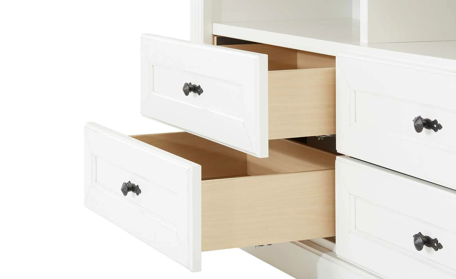 maison bleue TV-Element Petit Chalet | 134|cm Weiß / Weiß 6 maison bleue TV-Element Petit Chalet | 134|cm Weiß / Weiß – Bild 6