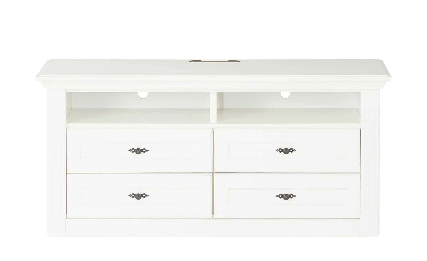 maison bleue TV-Element Petit Chalet | 134|cm Weiß / Weiß 10 maison bleue TV-Element Petit Chalet | 134|cm Weiß / Weiß – Bild 10