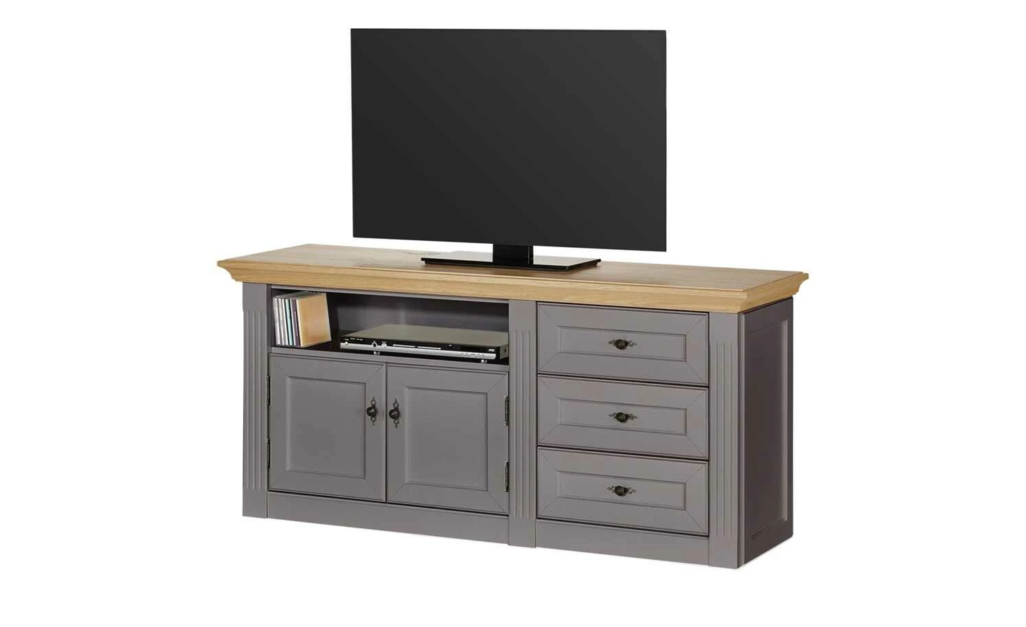 maison bleue TV-Element Petit Chalet | Graphit / Asteiche 4 maison bleue TV-Element Petit Chalet | Graphit / Asteiche – Bild 4