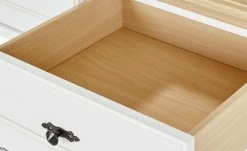 maison bleue Anrichte Petit Chalet | Weiß / Asteiche ohne Flechtkörbe -Kommode & Sideboards Verkäufe 13232350 4 202203291236