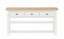 maison bleue Anrichte Petit Chalet | Weiß / Asteiche ohne Flechtkörbe -Kommode & Sideboards Verkäufe 13232350 5 202203291236