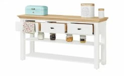 maison bleue Anrichte Petit Chalet | Weiß / Asteiche ohne Flechtkörbe -Kommode & Sideboards Verkäufe 13232350 6 202203291236