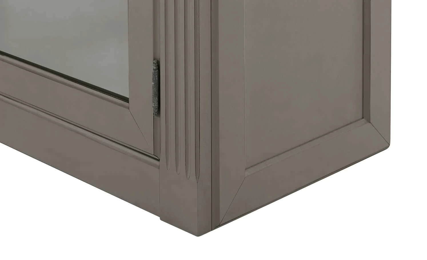 maison bleue Highboard Petit Chalet | Graphitgrau / Asteiche mit Glastüren 5 maison bleue Highboard Petit Chalet | Graphitgrau / Asteiche mit Glastüren – Bild 5