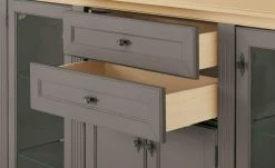 maison bleue Highboard Petit Chalet | Graphitgrau / Asteiche mit Glastüren 20 maison bleue Highboard Petit Chalet | Graphitgrau / Asteiche mit Glastüren -Kommode & Sideboards Verkäufe 13232366 5 202206232232