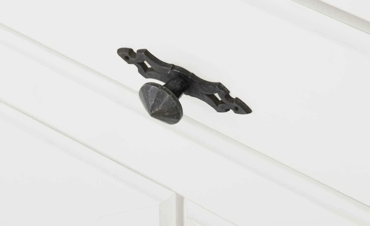 maison bleue Highboard Petit Chalet | Weiß / Graphitgrau mit Glastüren 12 maison bleue Highboard Petit Chalet | Weiß / Graphitgrau mit Glastüren – Bild 12