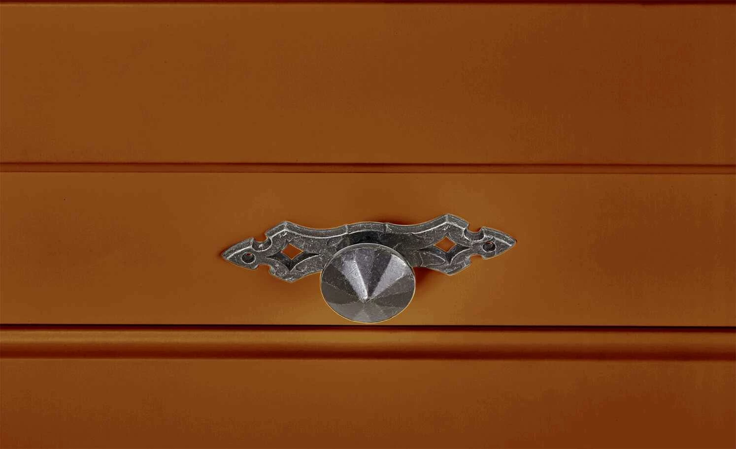 maison bleue Highboard Petit Chalet | Cognac antik (Braun) mit Holztüren 6 maison bleue Highboard Petit Chalet | Cognac antik (Braun) mit Holztüren – Bild 6