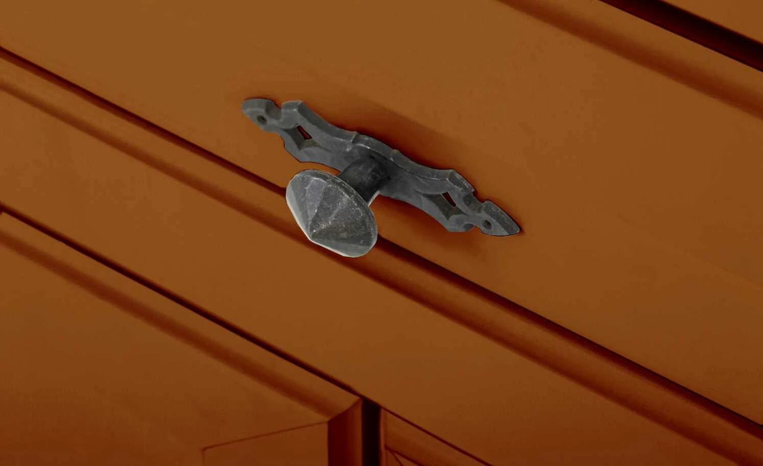 maison bleue Highboard Petit Chalet | Cognac antik (Braun) mit Holztüren 7 maison bleue Highboard Petit Chalet | Cognac antik (Braun) mit Holztüren – Bild 7