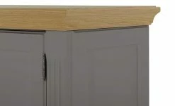 maison bleue Highboard Petit Chalet | Graphitgrau / Asteiche mit Holzboden -Kommode & Sideboards Verkäufe 13232375 11 202207111247