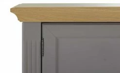 maison bleue Highboard Petit Chalet | Graphitgrau / Asteiche mit Holzboden -Kommode & Sideboards Verkäufe 13232375 12 202207111247