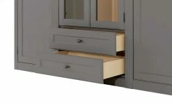 maison bleue Highboard Petit Chalet | Graphitgrau / Asteiche mit Holzboden -Kommode & Sideboards Verkäufe 13232375 7 202207111247