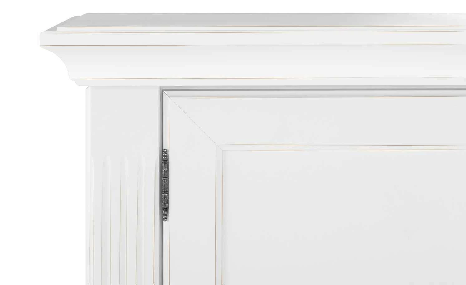 maison bleue Highboard Petit Chalet | Vintage Weiß mit Holzboden 10 maison bleue Highboard Petit Chalet | Vintage Weiß mit Holzboden – Bild 10