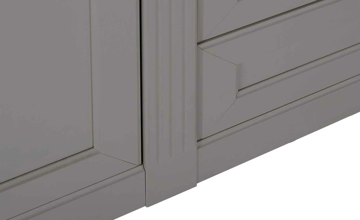 maison bleue Highboard Petit Chalet | Graphitgrau / Asteiche mit Glasboden 10 maison bleue Highboard Petit Chalet | Graphitgrau / Asteiche mit Glasboden – Bild 10