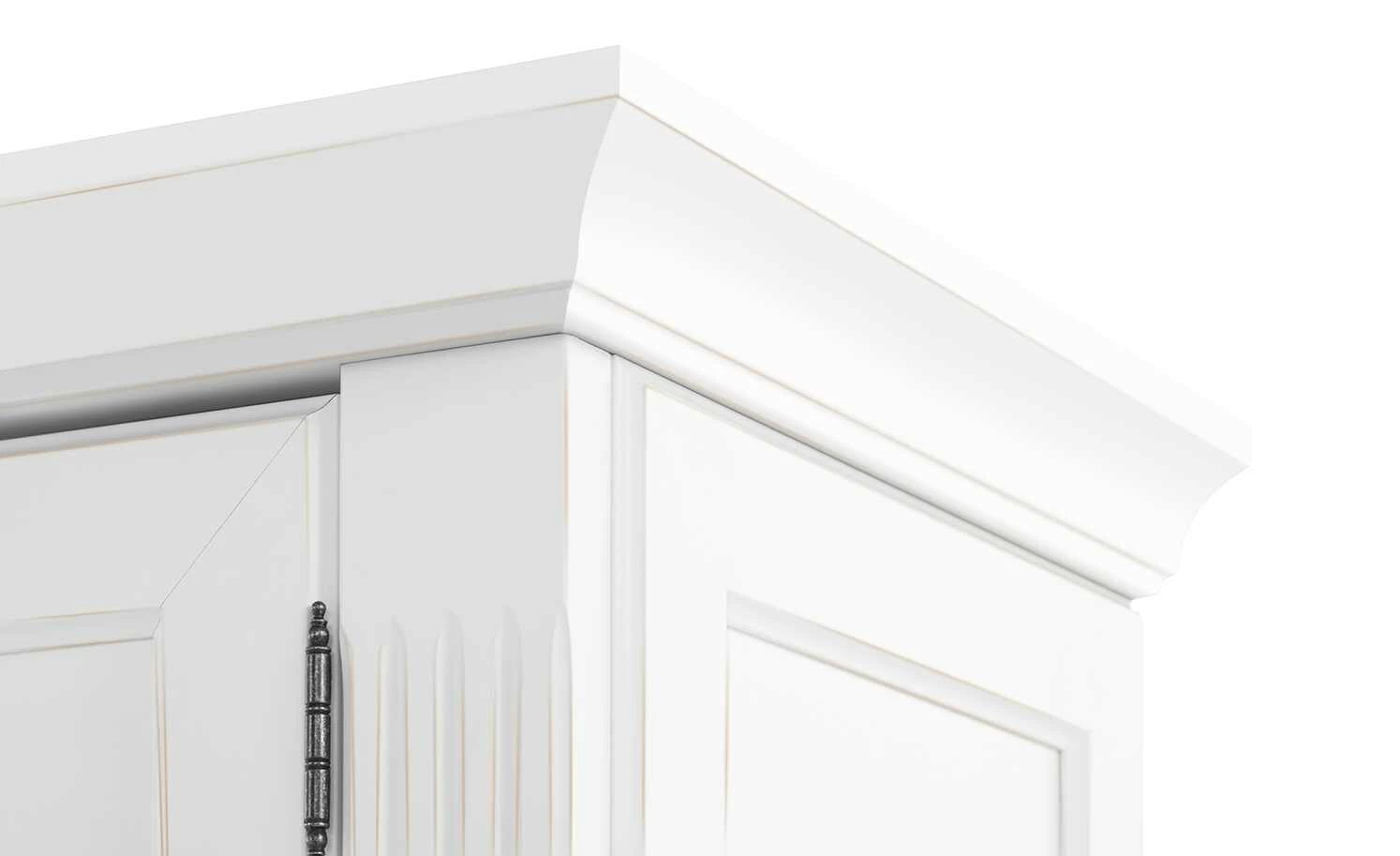 maison bleue Highboard Petit Chalet | Vintage Weiß mit Glasboden 10 maison bleue Highboard Petit Chalet | Vintage Weiß mit Glasboden – Bild 10