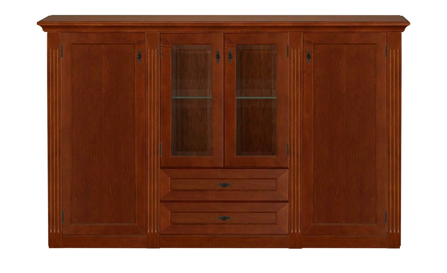 maison bleue Highboard Petit Chalet | Cognac (Braun) antik mit Glasboden 11 maison bleue Highboard Petit Chalet | Cognac (Braun) antik mit Glasboden – Bild 11