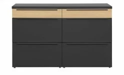 now! by hülsta Sideboard now! touch | Schwarz / Samteiche Natur (Nachbildung) 141|cm -Kommode & Sideboards Verkäufe 13232481 4 202203222233