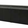 now! by hülsta Sideboard now! touch | Schwarz / Samteiche Grau (Nachbildung)