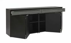 now! by hülsta Sideboard now! touch | Schwarz / Samteiche Grau (Nachbildung) -Kommode & Sideboards Verkäufe 13232760 7 202203222233