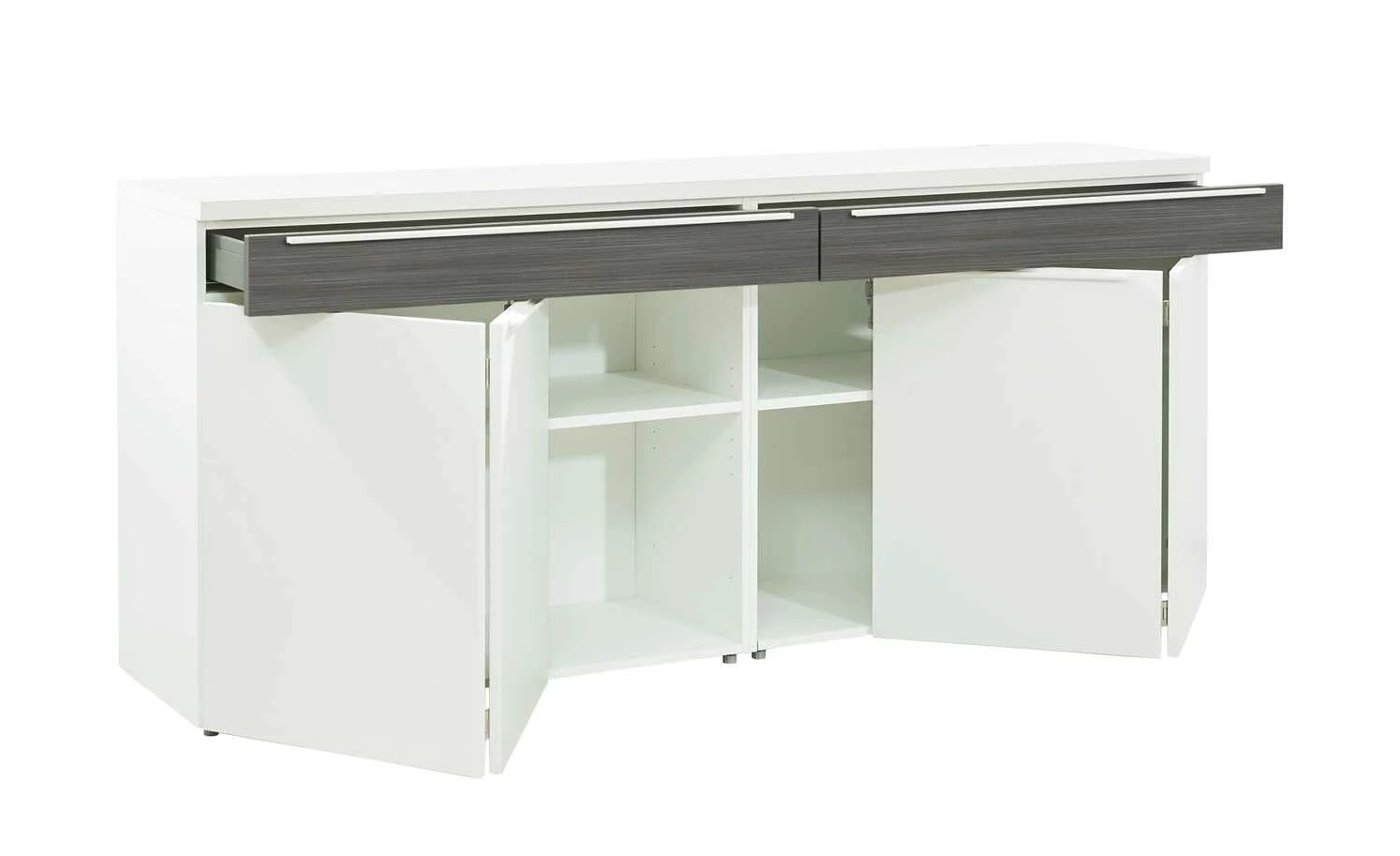 now! by hülsta Sideboard now! touch | Reinweiß / Samteiche Grau (Nachbildung) 2 now! by hülsta Sideboard now! touch | Reinweiß / Samteiche Grau (Nachbildung) – Bild 2