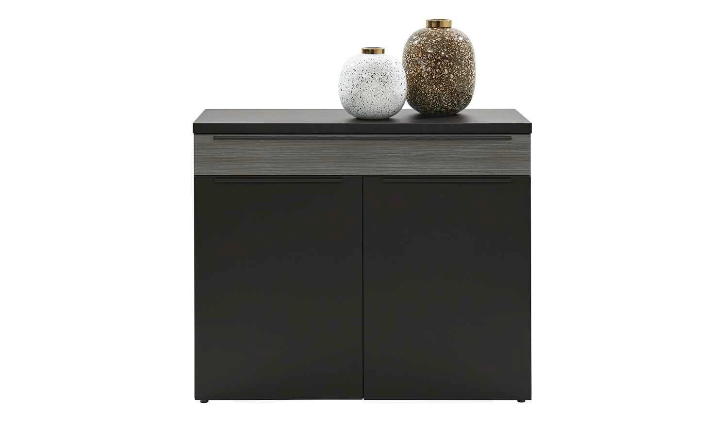 now! by hülsta Sideboard now! touch | Schwarz / Samteiche Grau (Nachbildung) rechts 4 now! by hülsta Sideboard now! touch | Schwarz / Samteiche Grau (Nachbildung) rechts – Bild 4
