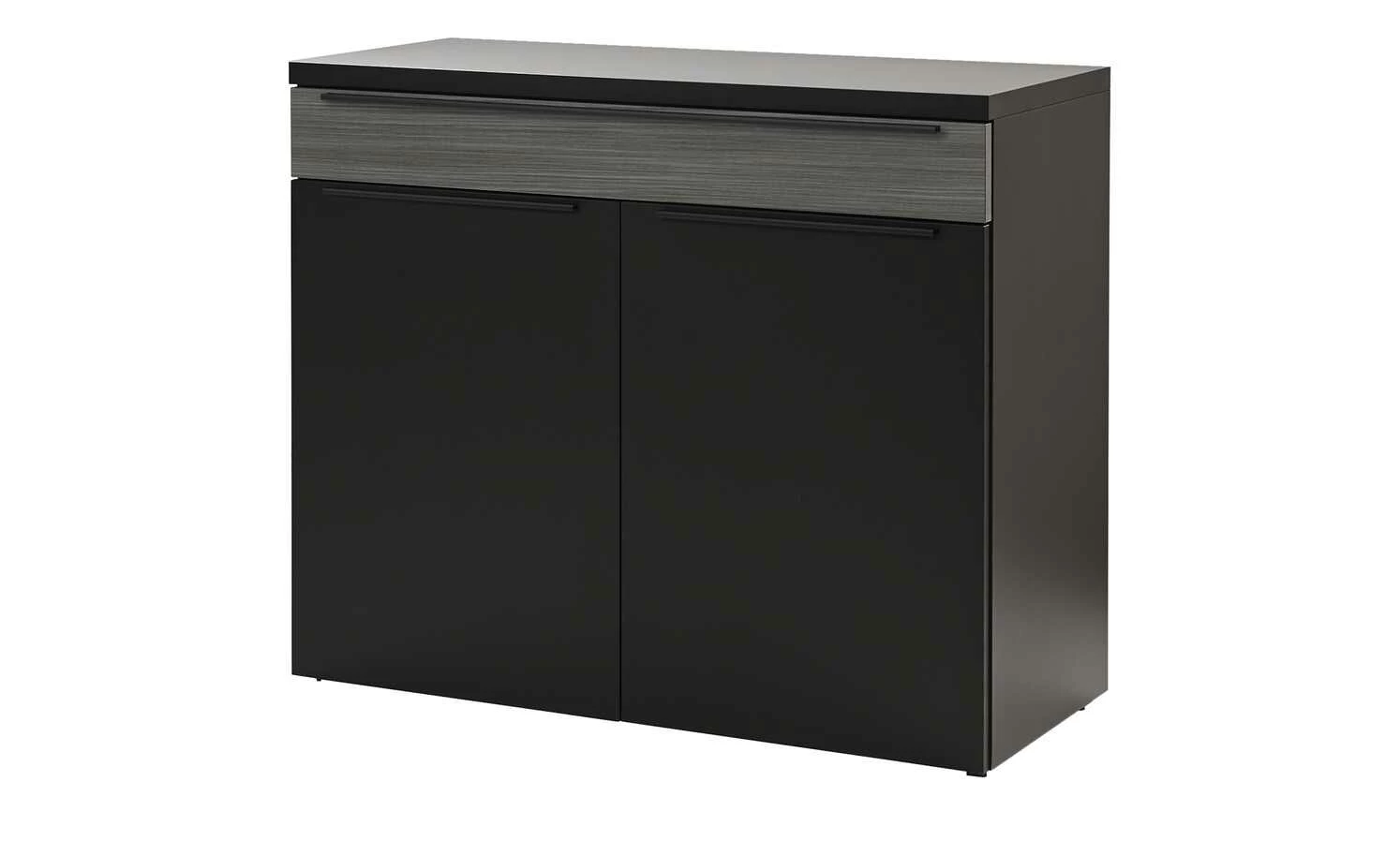 now! by hülsta Sideboard now! touch | Schwarz / Samteiche Grau (Nachbildung) rechts 1 now! by hülsta Sideboard now! touch | Schwarz / Samteiche Grau (Nachbildung) rechts