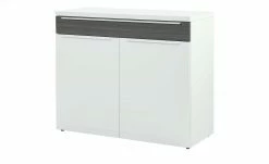 now! by hülsta Sideboard now! touch | Reinweiß / Samteiche Grau (Nachbildung) rechts