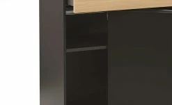now! by hülsta Sideboard now! touch | Schwarz / Samteiche Natur (Nachbildung) rechts -Kommode & Sideboards Verkäufe 13232767 3 202203222233