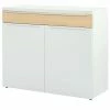 now! by hülsta Sideboard now! touch | Reinweiß / Samteiche Natur (Nachbildung) rechts