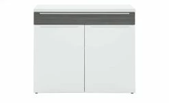 now! by hülsta Sideboard now! touch | Reinweiß / Samteiche Grau (Nachbildung) links -Kommode & Sideboards Verkäufe 13232772 2 202203222233