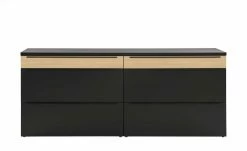now! by hülsta Sideboard now! touch | Schwarz / Samteiche Natur (Nachbildung) 211|cm -Kommode & Sideboards Verkäufe 13232782 3 202203222233