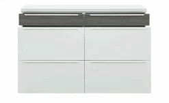 now! by hülsta Sideboard now! touch | Reinweiß / Samteiche Grau (Nachbildung) 141|cm -Kommode & Sideboards Verkäufe 13232786 7 202203222233
