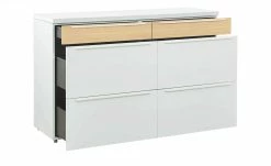 now! by hülsta Sideboard now! touch | Reinweiß / Samteiche Natur (Nachbildung) 141|cm -Kommode & Sideboards Verkäufe 13232787 5 202203222233