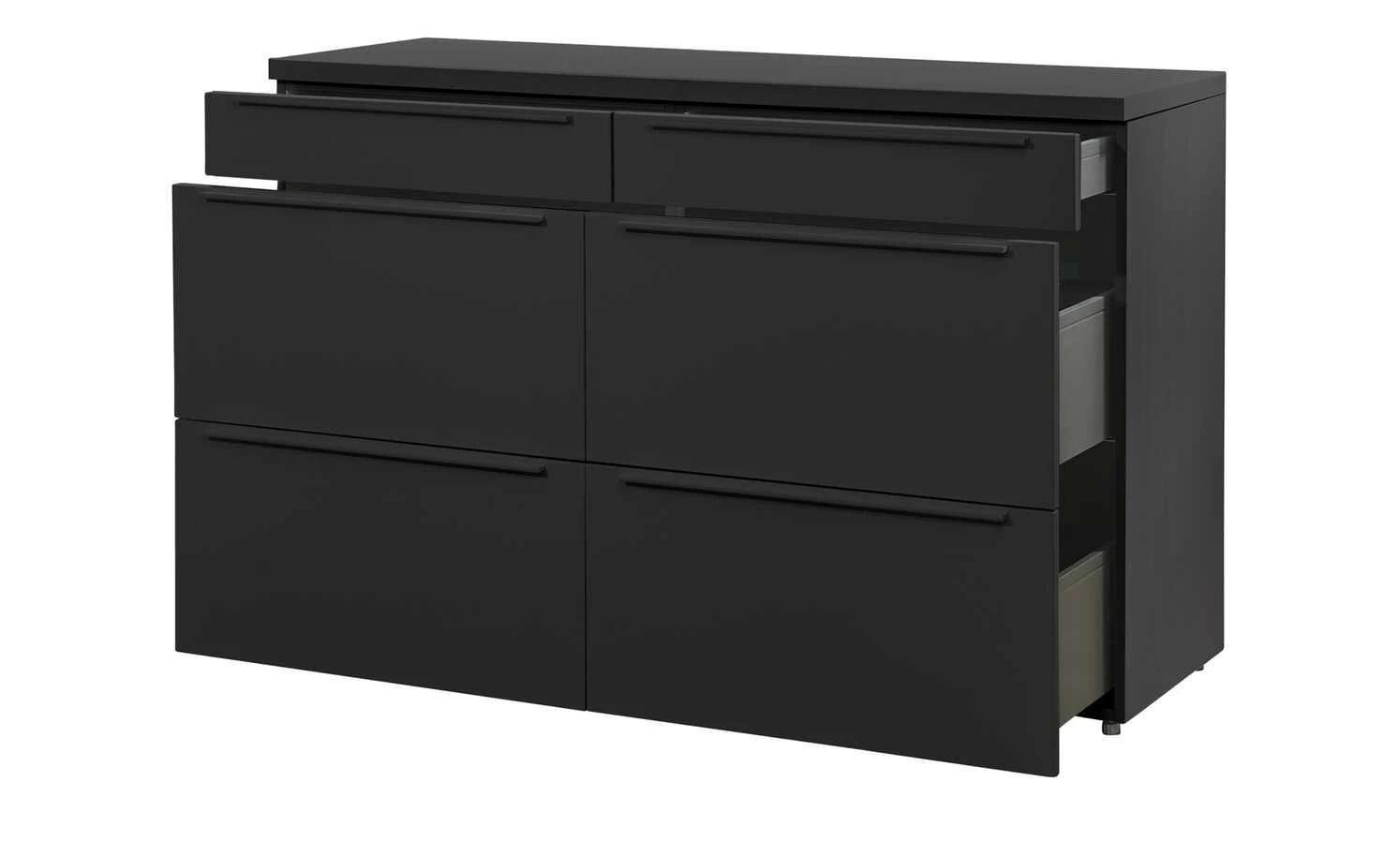 now! by hülsta Sideboard now! touch | Schwarz 141|cm 2 now! by hülsta Sideboard now! touch | Schwarz 141|cm – Bild 2