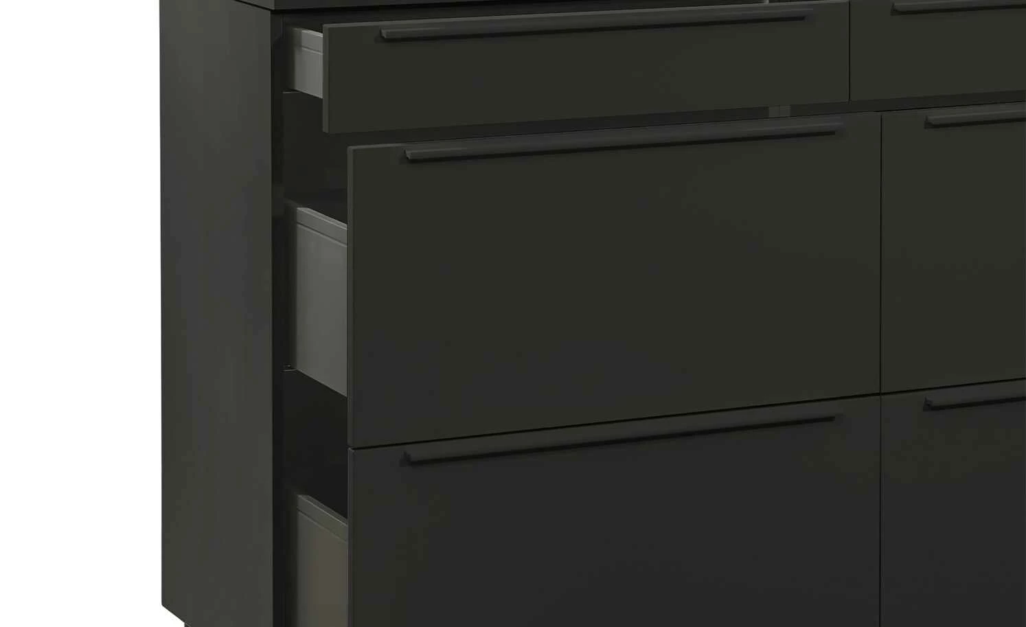 now! by hülsta Sideboard now! touch | Schwarz 141|cm 3 now! by hülsta Sideboard now! touch | Schwarz 141|cm – Bild 3