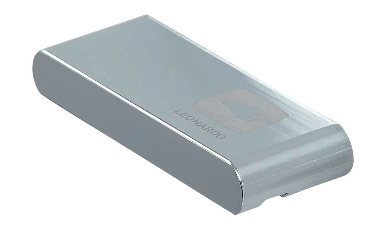 LEONARDO Sideboard Leo Curve 50 | Bianco Weiß Chrom 3 LEONARDO Sideboard Leo Curve 50 | Bianco Weiß Chrom – Bild 3