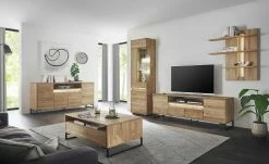 Westerburg Sideboard massiv Texas | Wildeiche Bianco