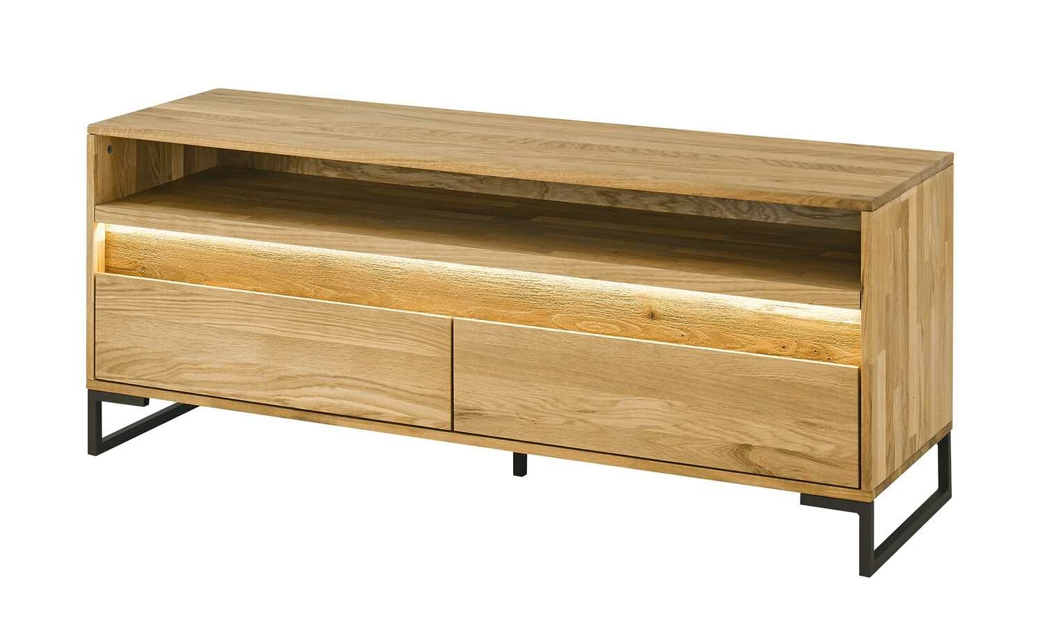 Westerburg Lowboard massiv Texas | Wildeiche 1 Westerburg Lowboard massiv Texas | Wildeiche