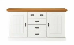 maison bleue Sideboard Florian | Weiß / bernsteinfarben -Kommode & Sideboards Verkäufe 13318899 4 202108130002