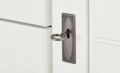 maison bleue Highboard Florian | Weiß / bernsteinfarben Türen aus Holz -Kommode & Sideboards Verkäufe 13318911 2 202108130002