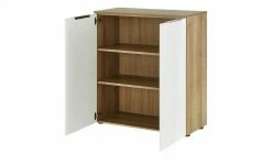 Kommode Vitreo | Eiche Riviera (Nachbildung) / Weiß glänzend -Kommode & Sideboards Verkäufe 13340358 2 201907252251
