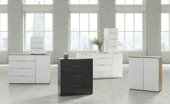 Kommode Vitreo | Eiche Riviera (Nachbildung) / Weiß -Kommode & Sideboards Verkäufe 13340359 11 201901221136