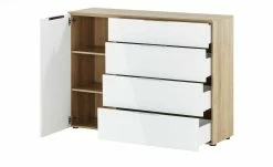 Kommode Vitreo | Eiche Riviera (Nachbildung) / Weiß -Kommode & Sideboards Verkäufe 13340359 7 201901221136